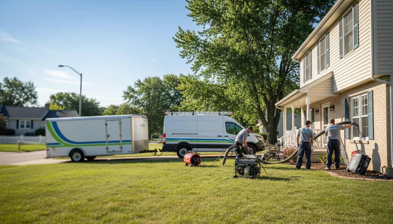 Flooded Basement Restoration And Cleanup With Repair in Lake Mills, WI near me